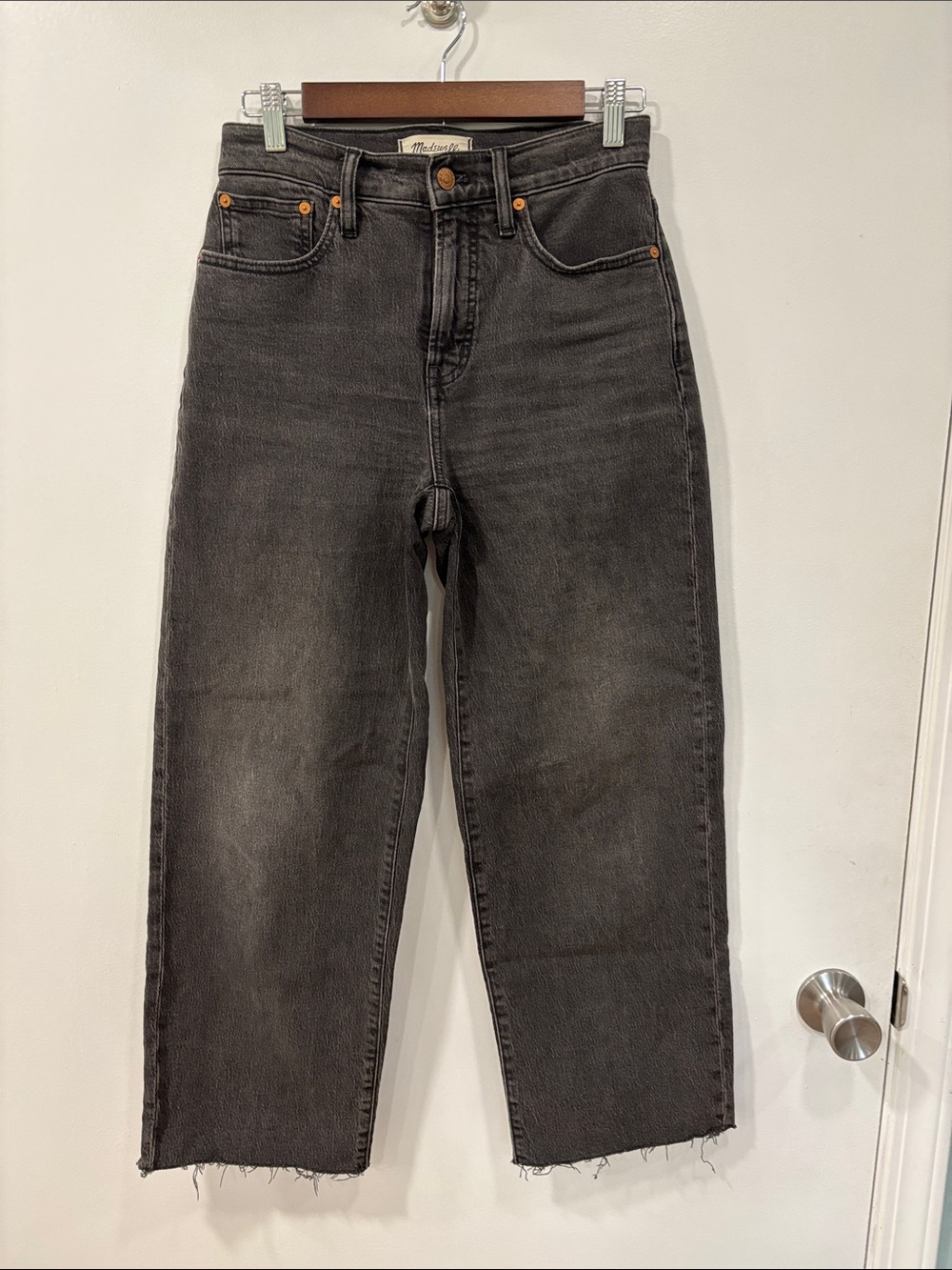 Women's Perfect Vintage High-Rise Wide Leg Jeans in Washed Black